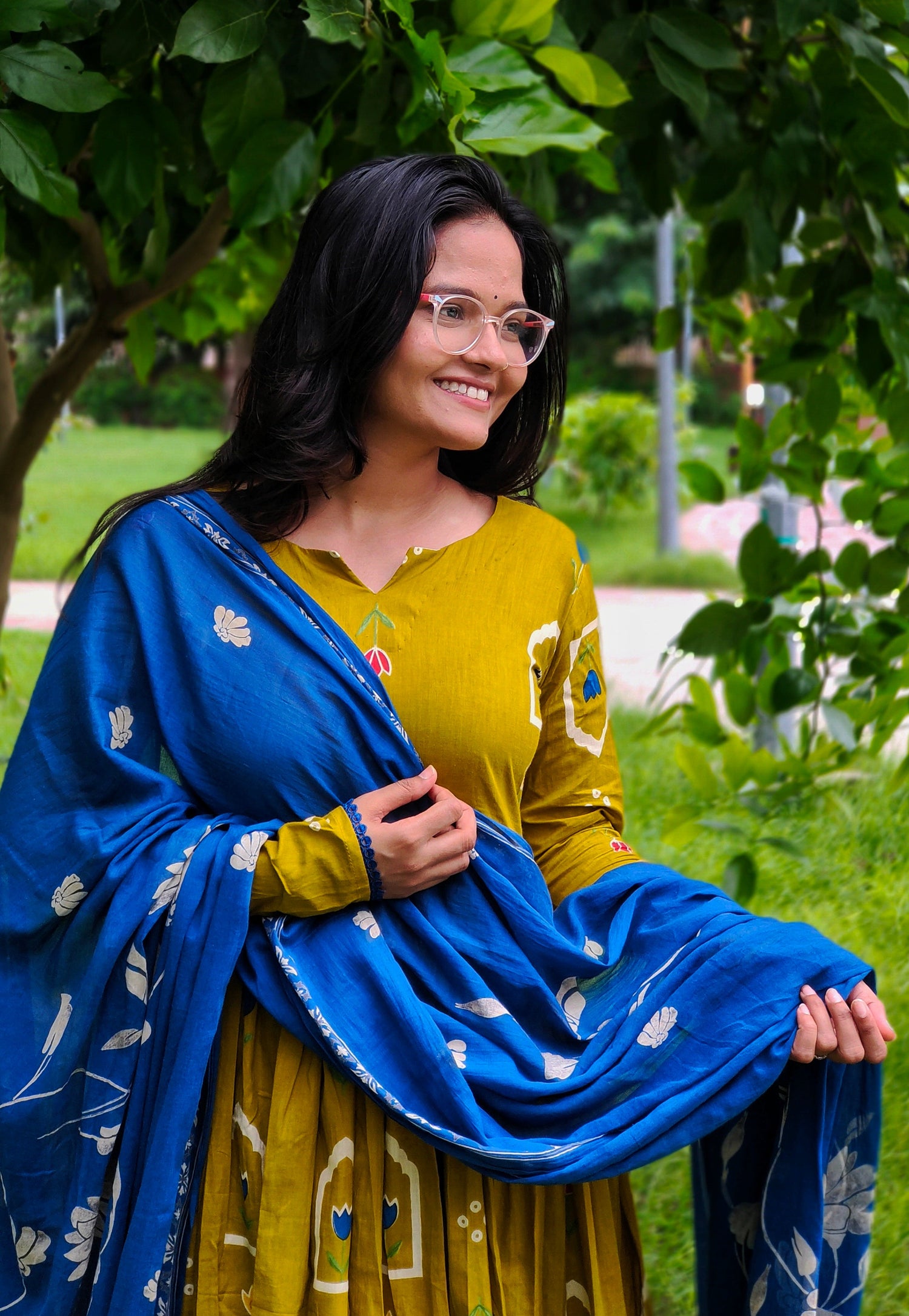 Mustard Yellow Kurta Set Aardhvi