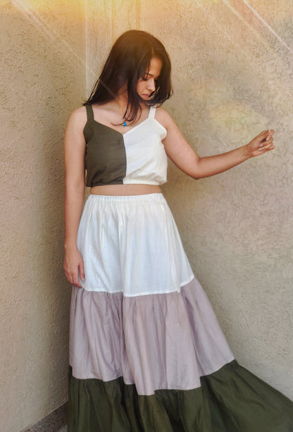 Olive Breez Co-ord Set