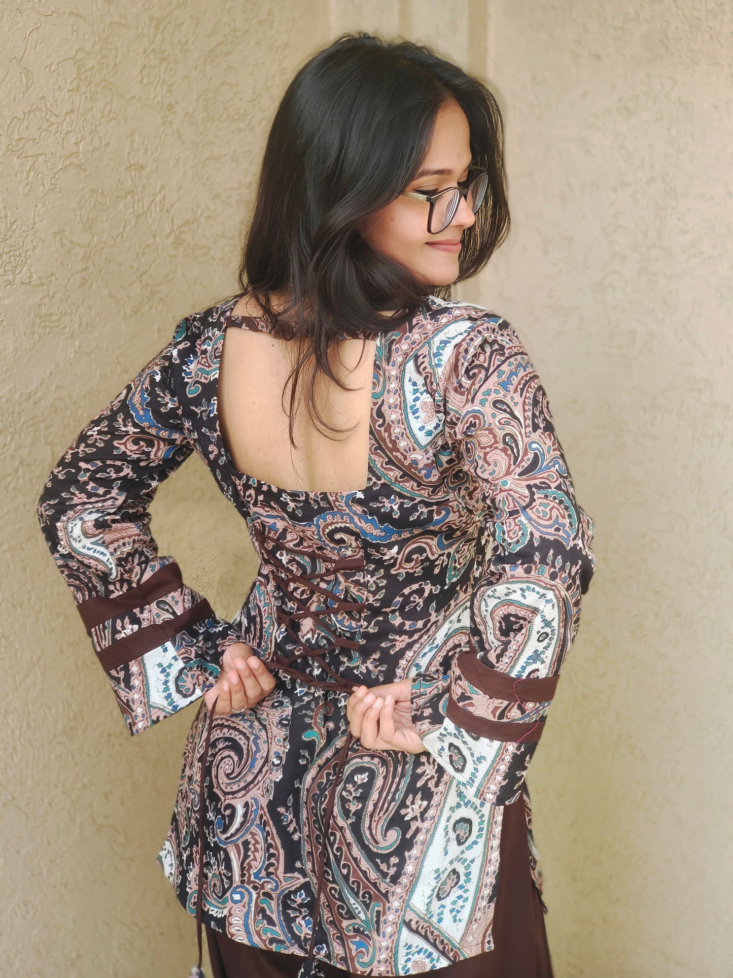Royal paisley kurti