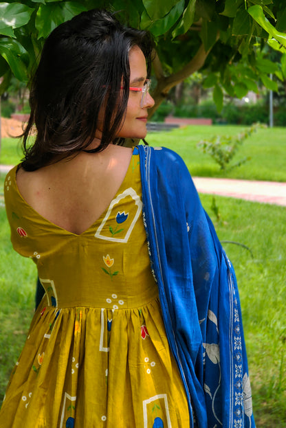 Mustard Yellow Kurta Set Aardhvi